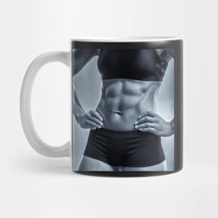 Anonymous athletic woman Mug